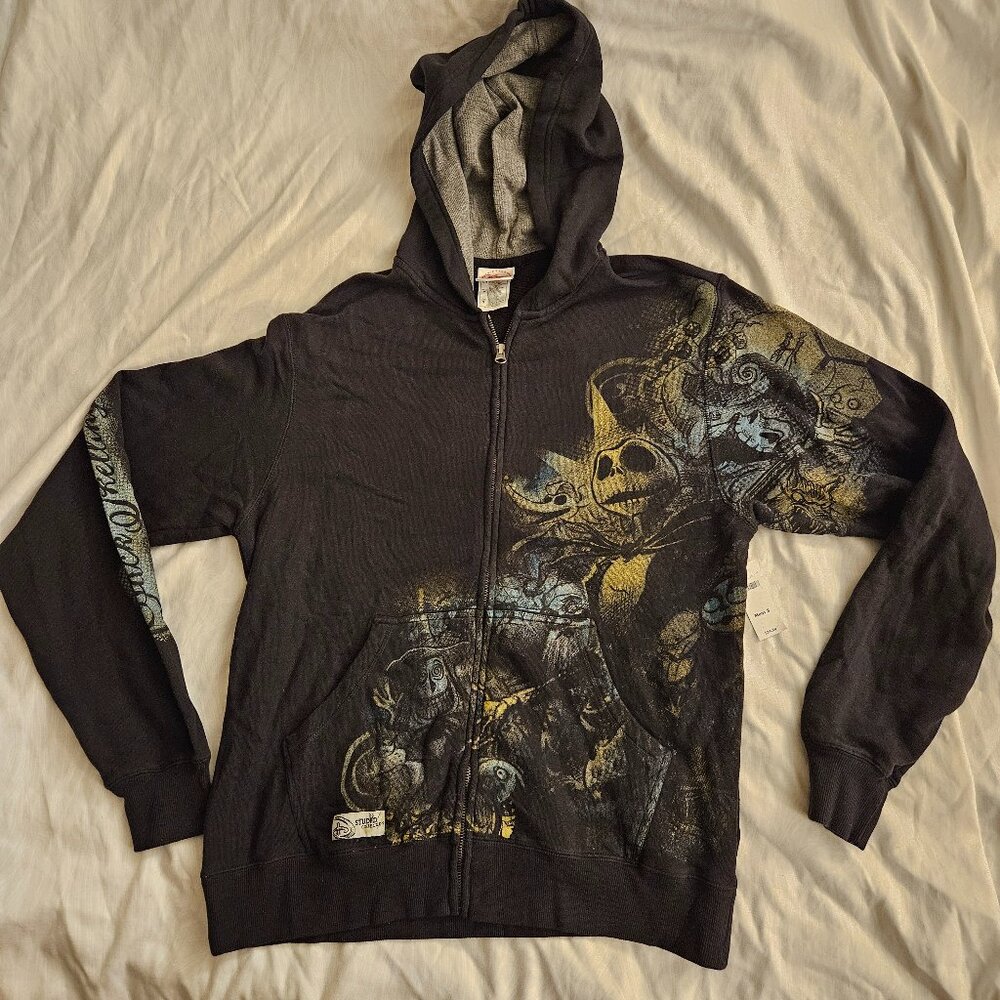 Disney Store Studio Collection NBC Jack Skellington Hoodie Sz S Small NWT Rare
